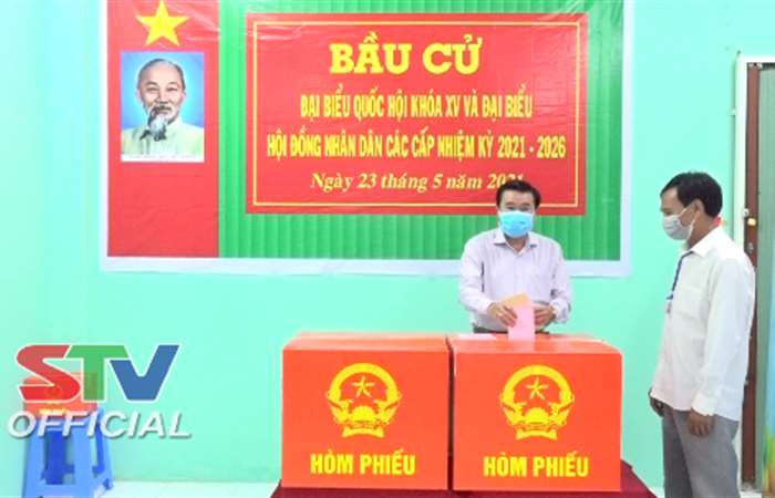 Khai mạc bầu cử tại huyện Long Phú  